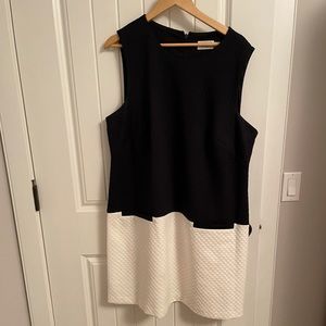 Block colour dress